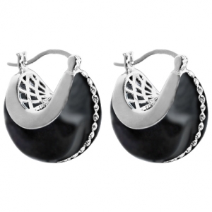 Par aros miss moonlight color gris